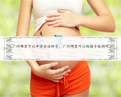 广州哪里可以申请合法卵子，广州哪里可以做精子检测啊